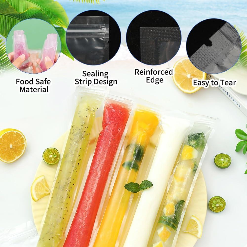 Paquete de 160 Bolsas Desechables para Paletas Libemskix 28x5.5 cm