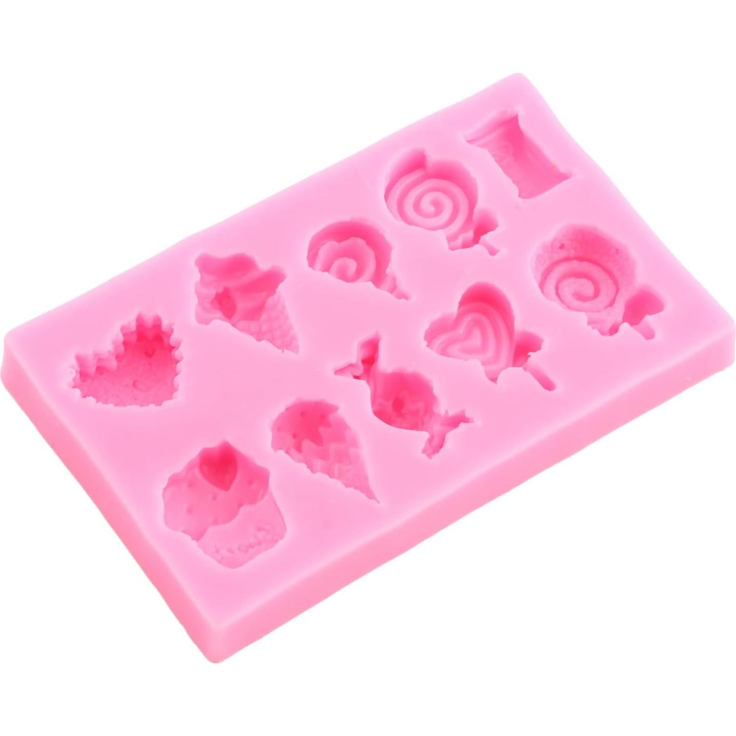 Molde de Silicona para Helado YIHUOMOLDS 11.6x6.9cm