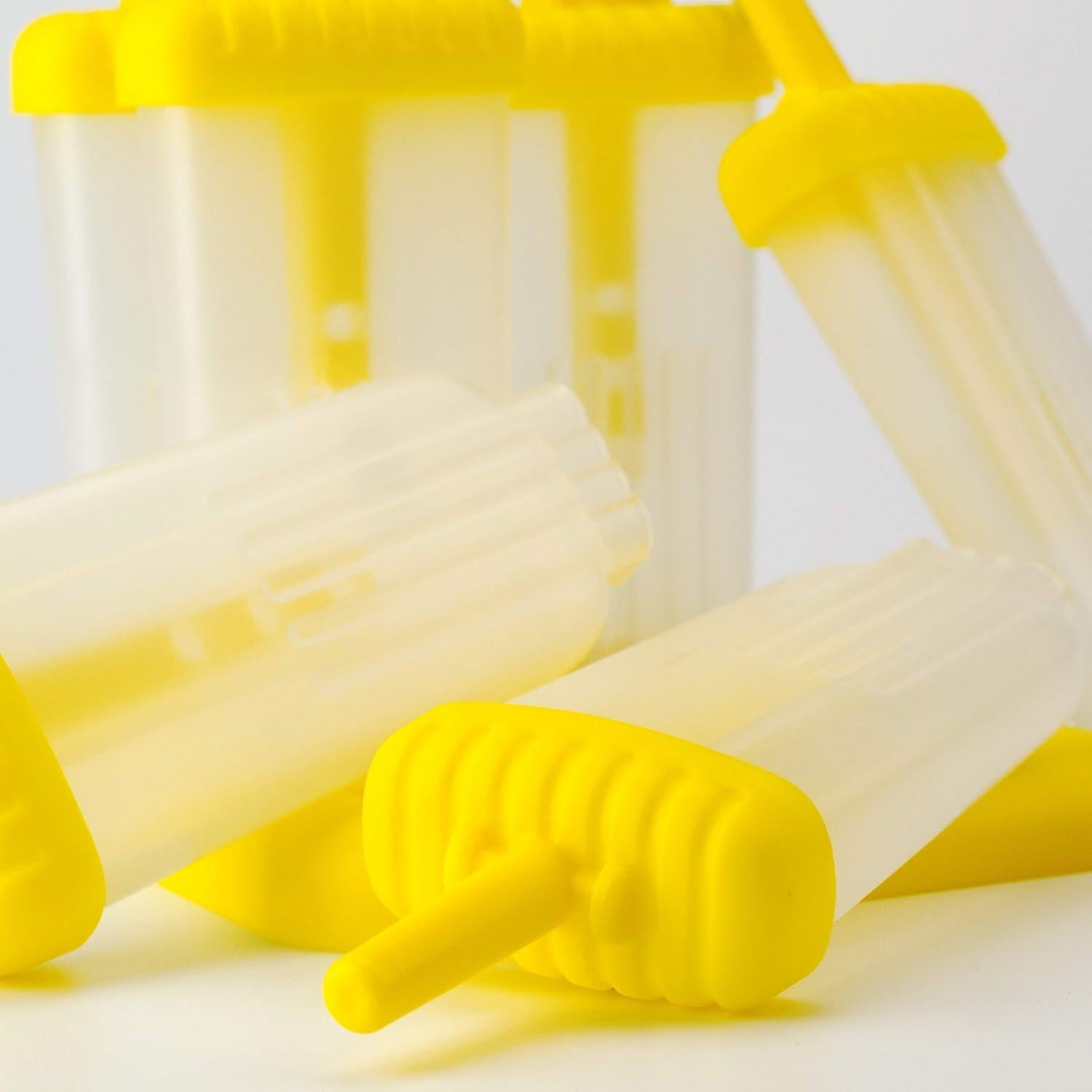 Moldes de Paletas Groovy Tovolo - Juego de 6, Sin BPA, Rojo