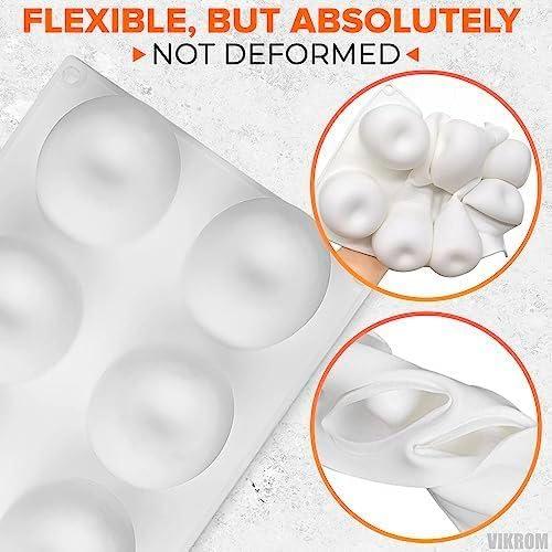 Molde de Silicona VIKROM para Pastel de Manzana 8 Cavidades