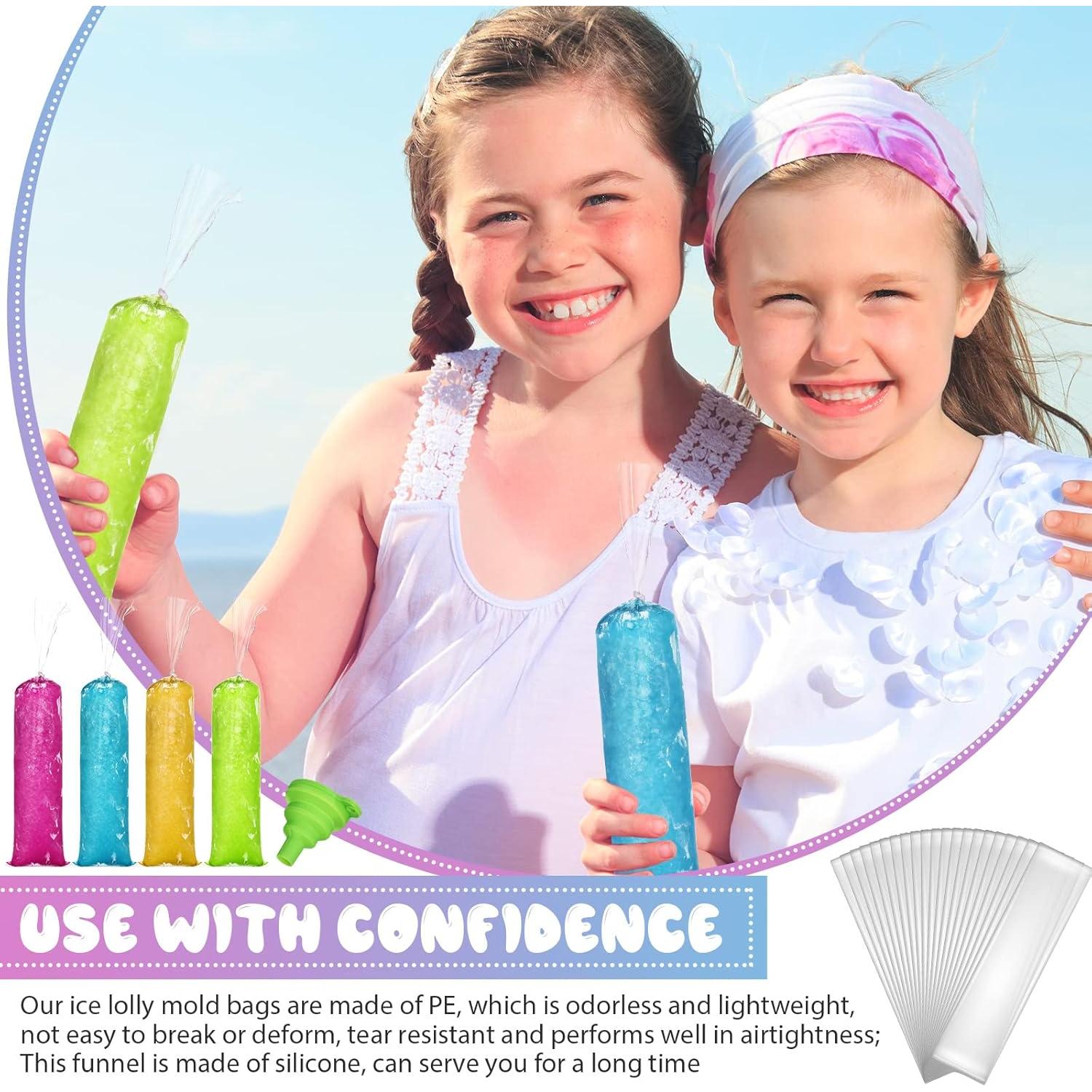 Bolsas de Helado Desechables Yexiya 400 Pcs con Embudo