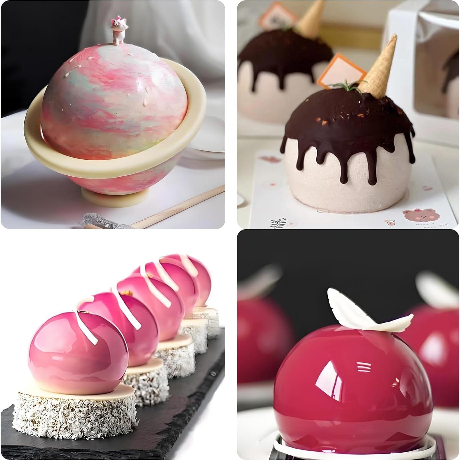 Molde de Silicona Esférico 8 Cavidades Xcake Lcook 1.95L