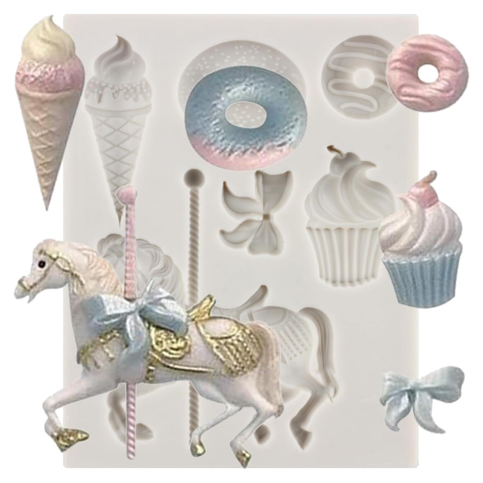 Molde de Silicona CANYANGMOLD Carrusel Donut 8.49x10.90cm