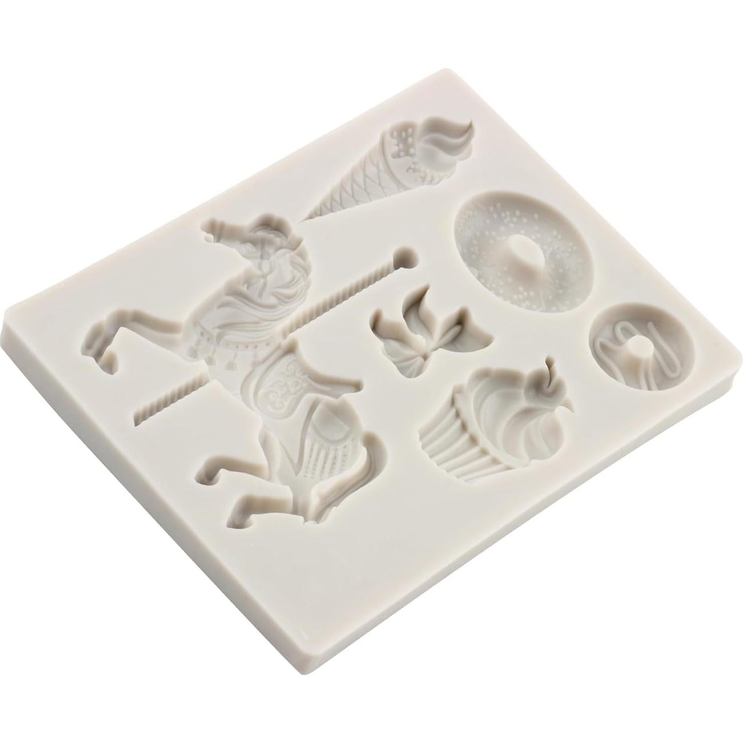 Molde de Silicona CANYANGMOLD Carrusel Donut 8.49x10.90cm