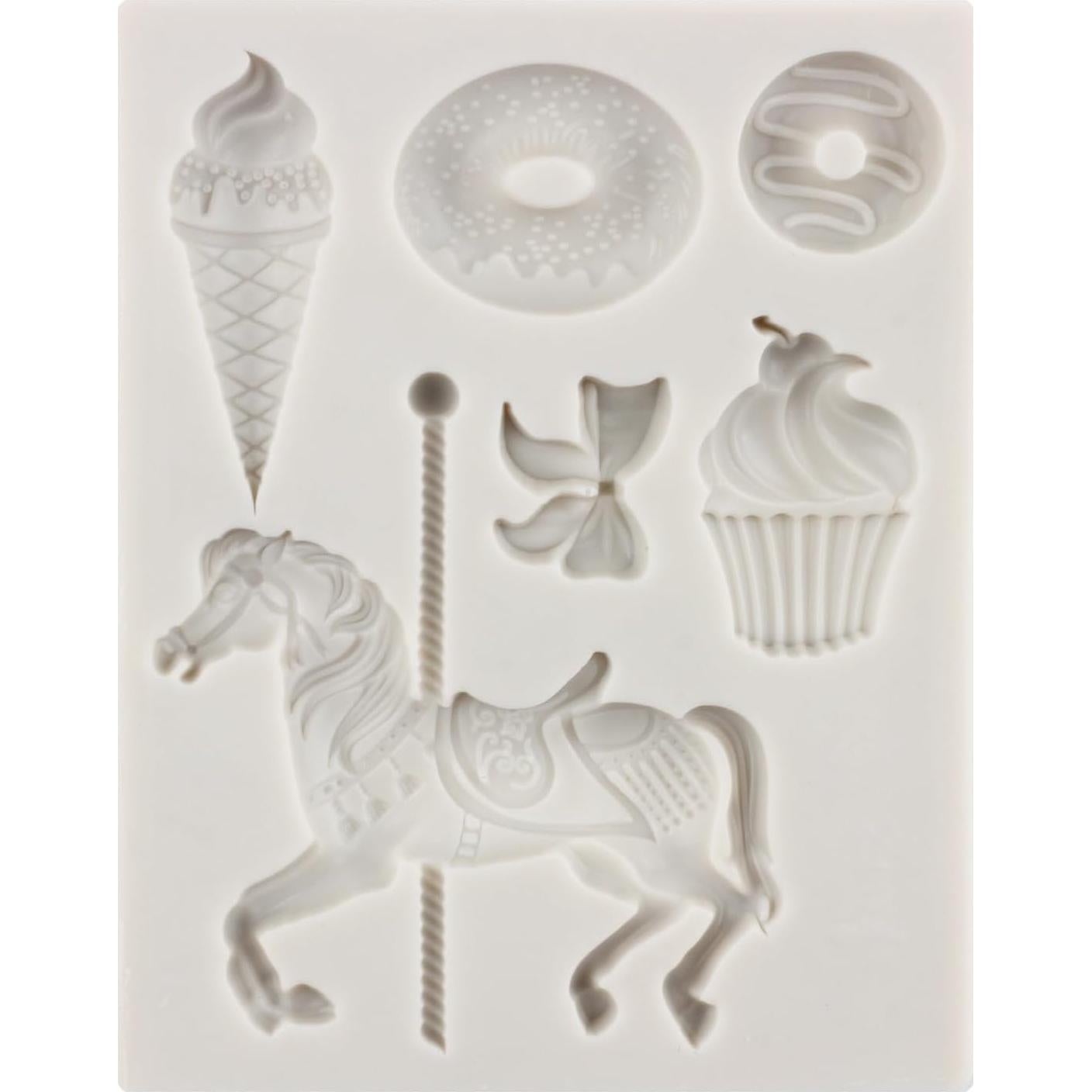 Molde de Silicona CANYANGMOLD Carrusel Donut 8.49x10.90cm