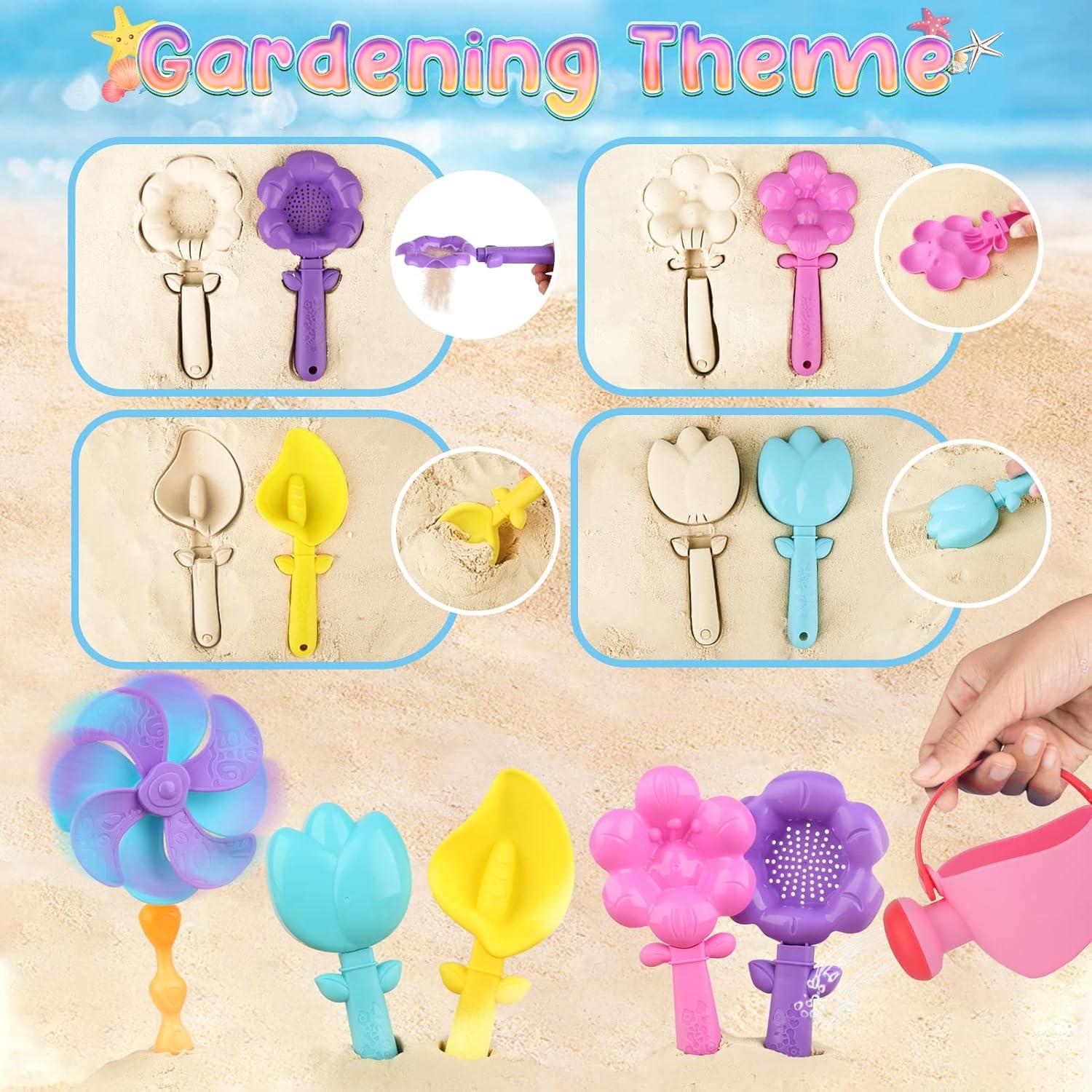 Juego de Juguetes de Playa Plegables Dreamon con Cubo y Moldes