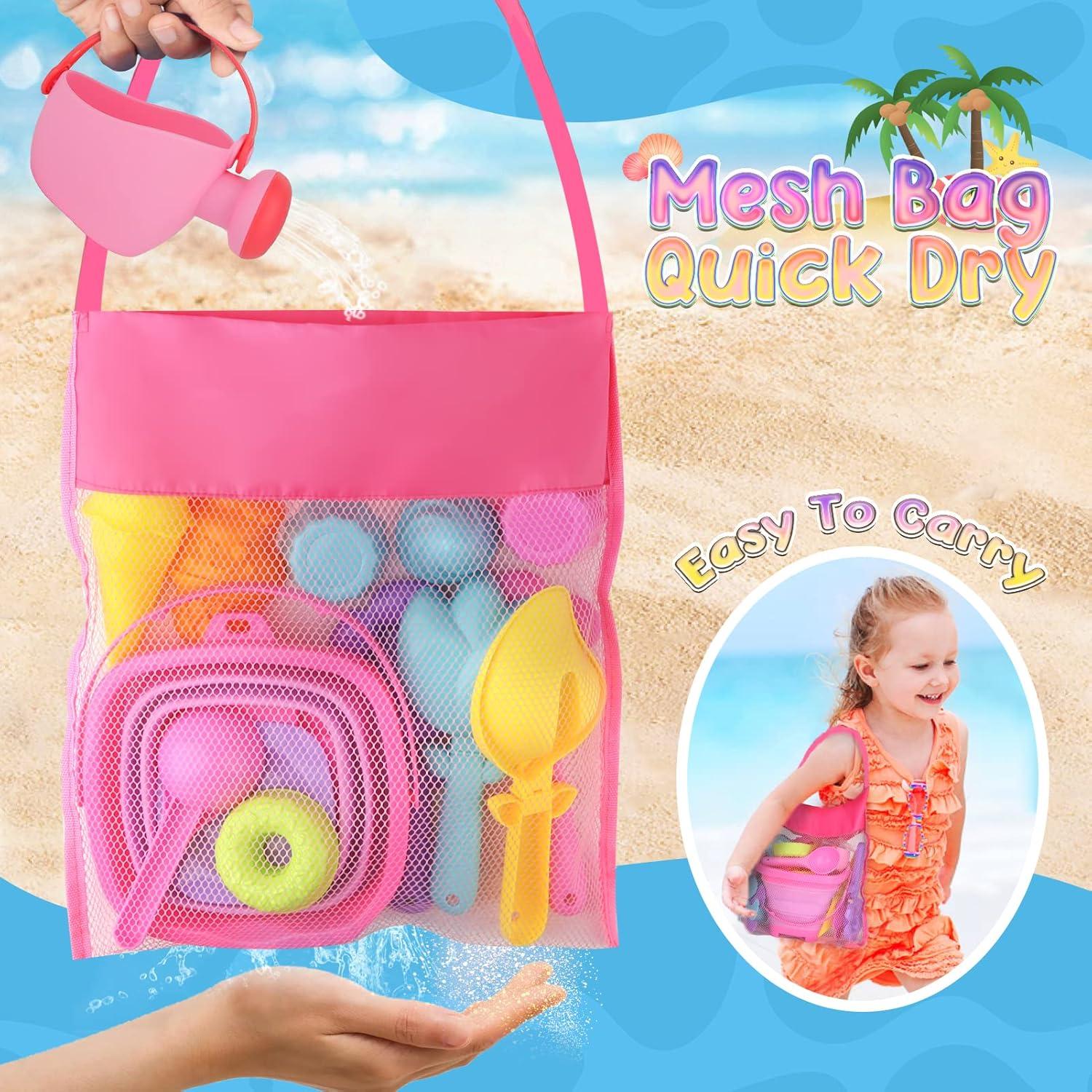 Juego de Juguetes de Playa Plegables Dreamon con Cubo y Moldes