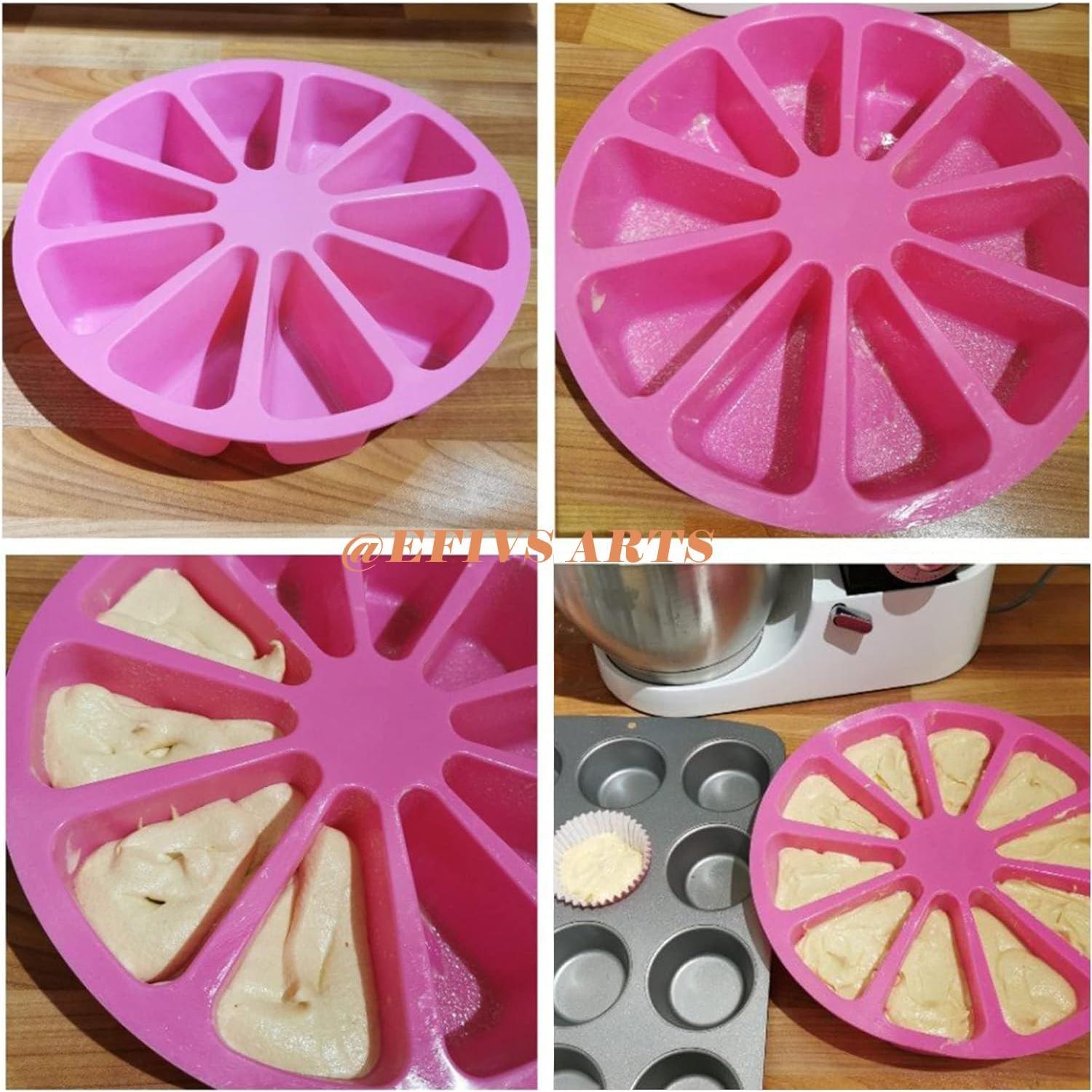Molde de Silicona para Scones Efivs Arts 8 Cavidades 26.9x4.6cm