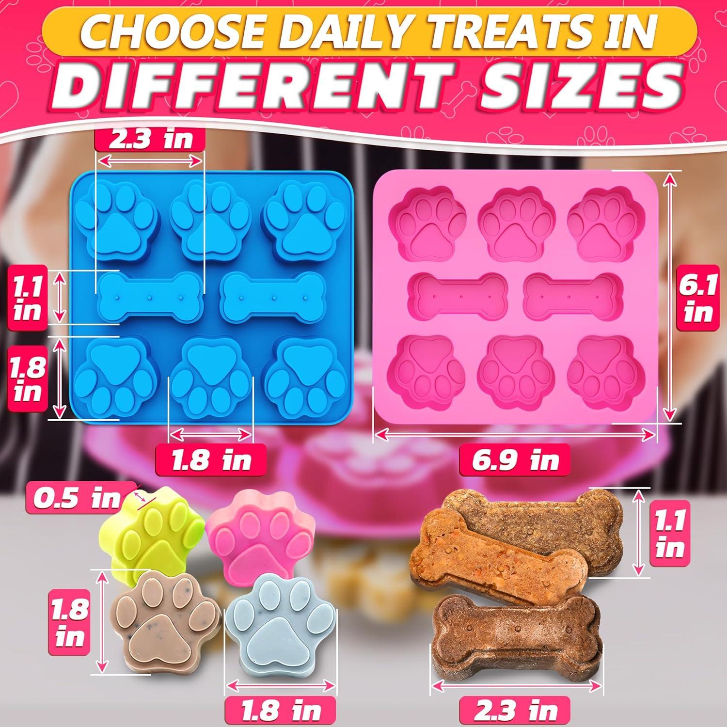 Moldes de Silicona para Golosinas de Perro ZOKLU 2 Pcs