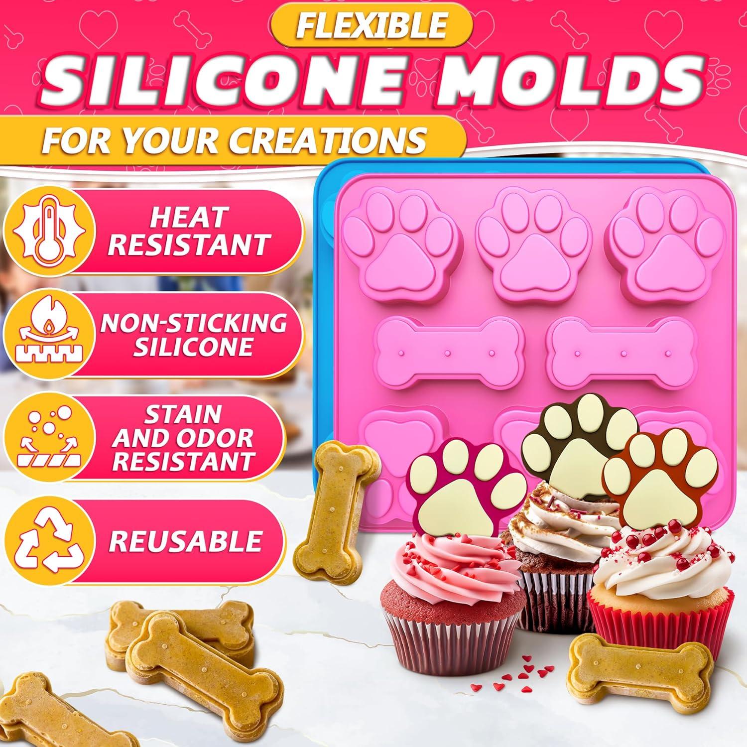 Moldes de Silicona para Golosinas de Perro ZOKLU 2 Pcs