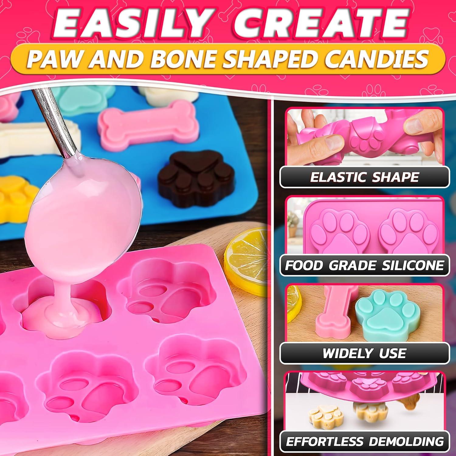 Moldes de Silicona para Golosinas de Perro ZOKLU 2 Pcs