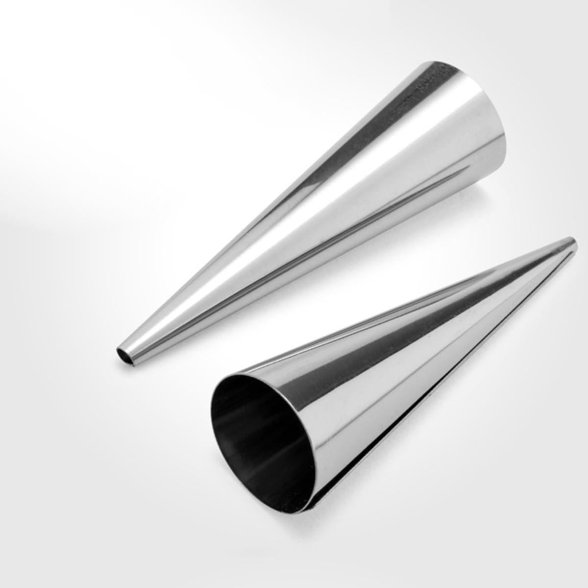 10 Moldes de Croissant Acero Inoxidable 14 cm Mollensiuer