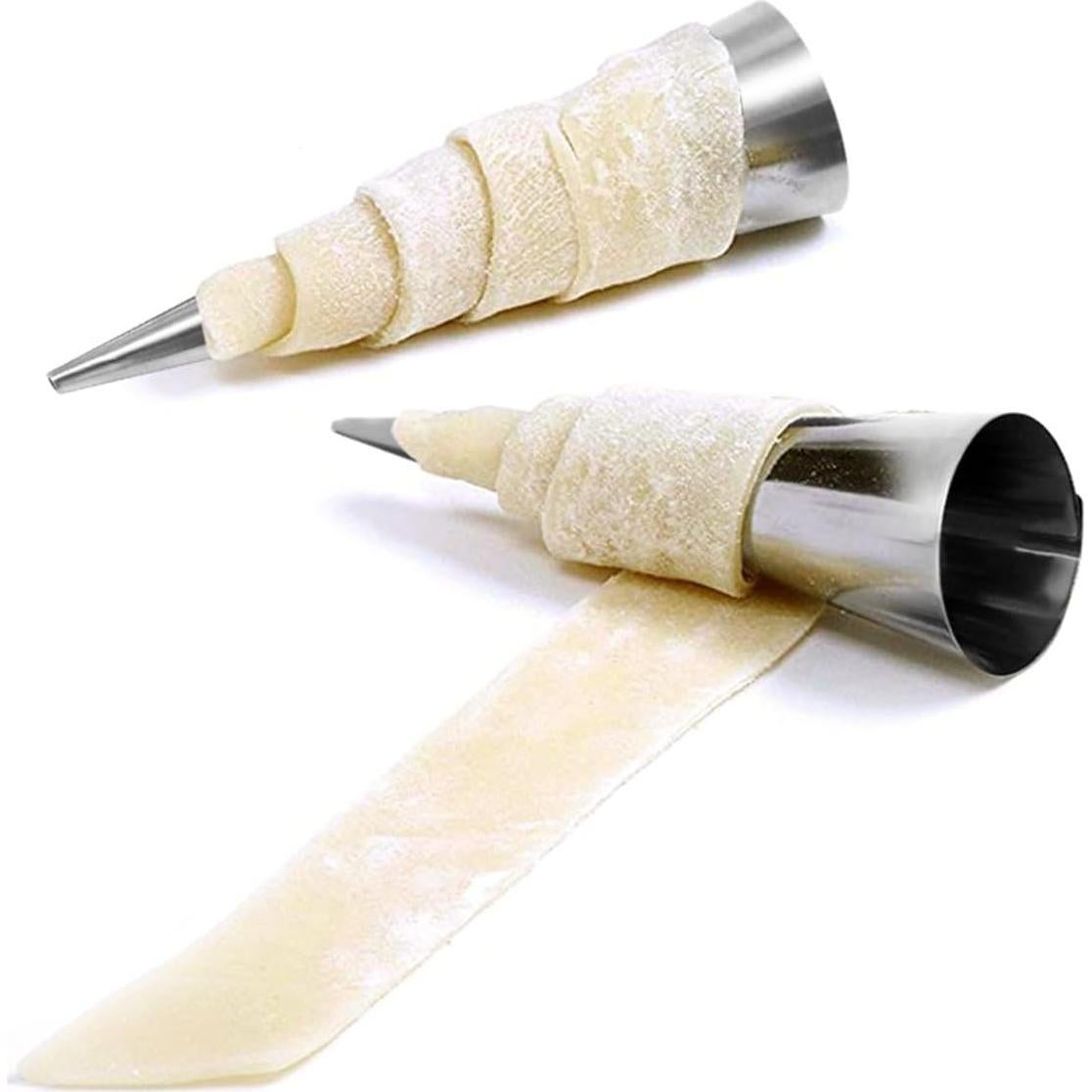 10 Moldes de Croissant Acero Inoxidable 14 cm Mollensiuer