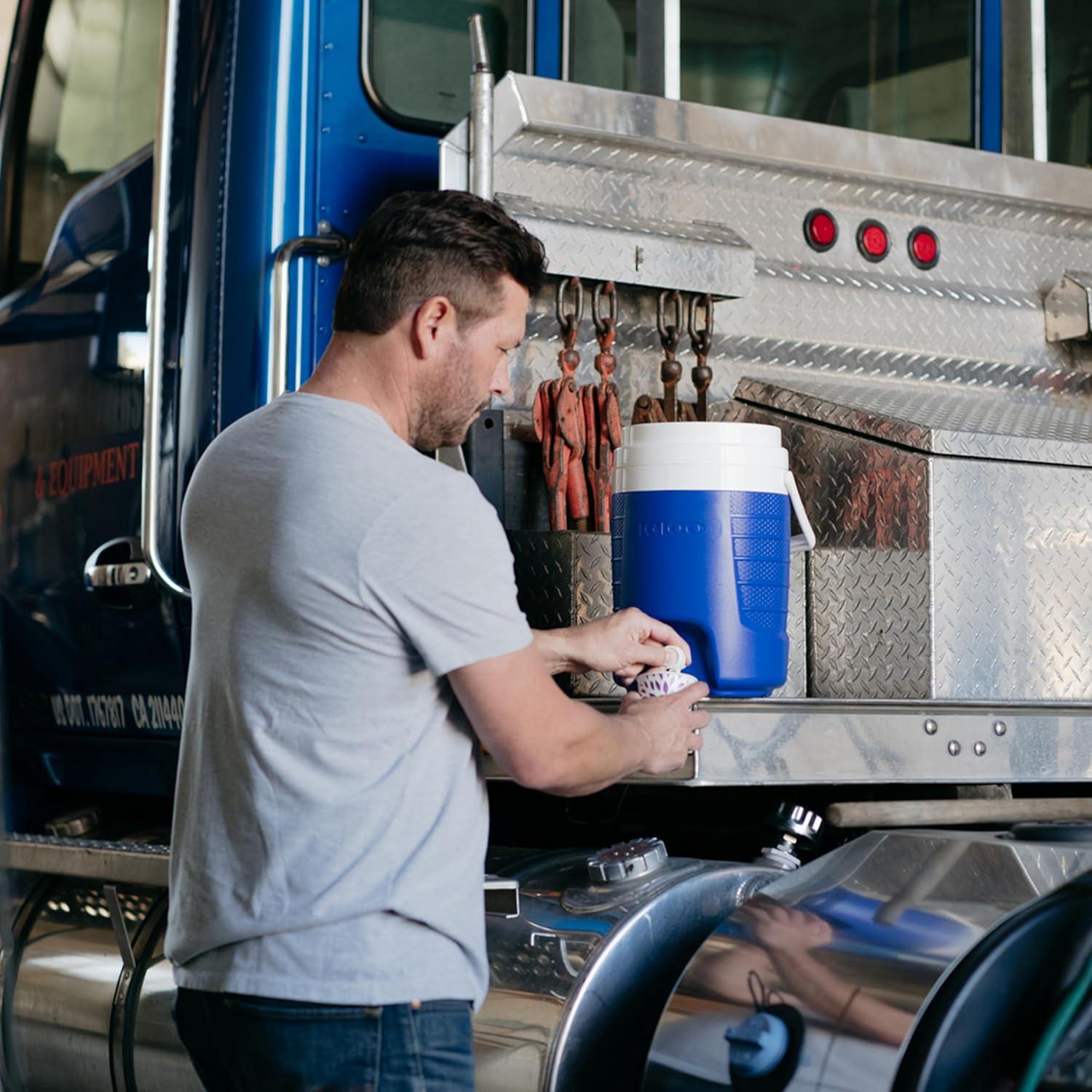 Enfriador Deportivo Igloo 2 Galones Aislado Azul 7.6L