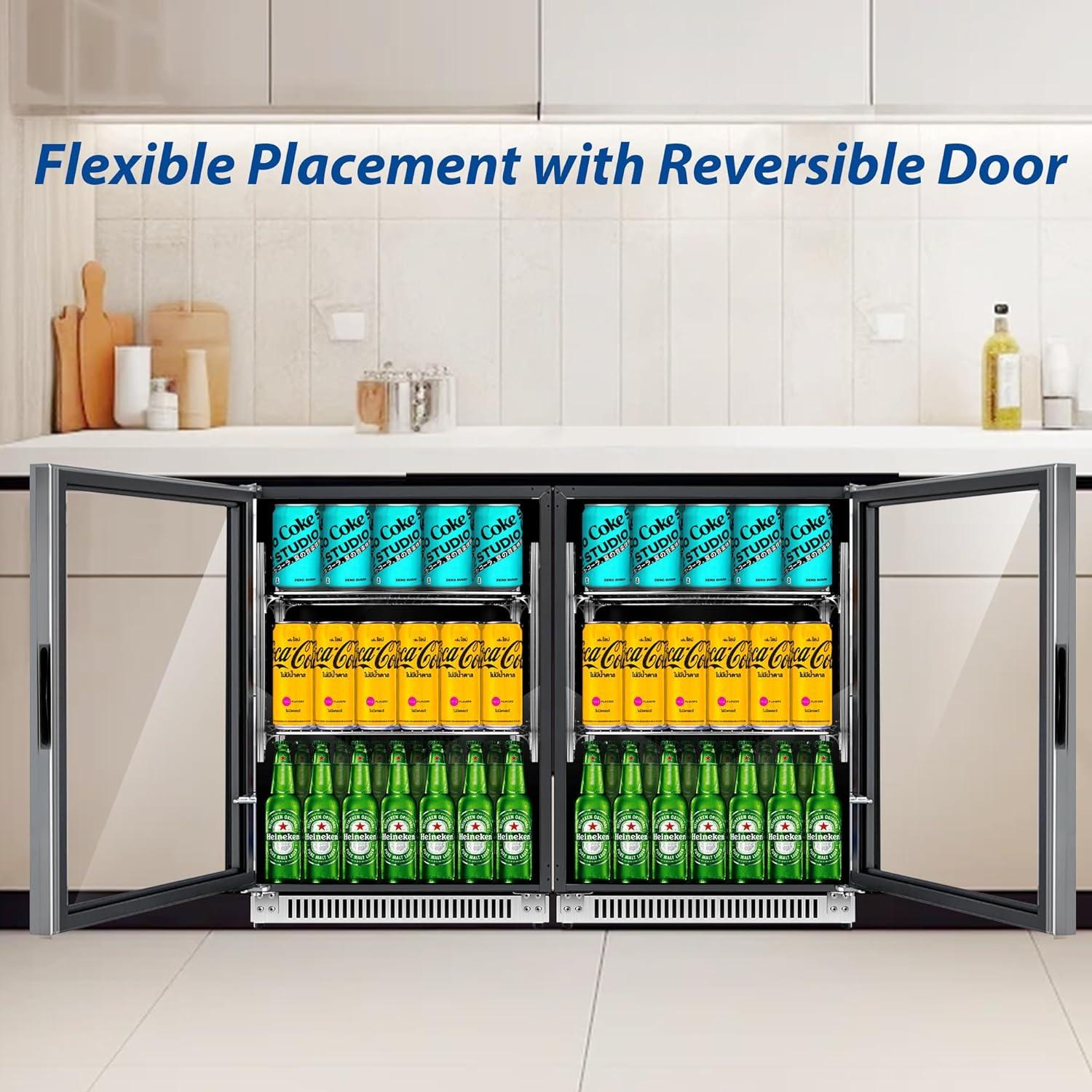 Refrigerador Bajo Mostrador Advanics AD-88F 120 Latas 50cm