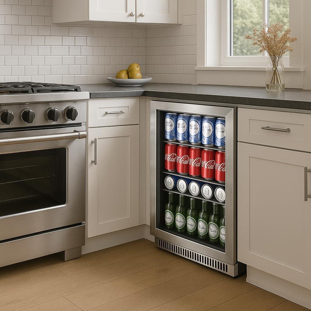 Refrigerador Bajo Mostrador Advanics AD-88F 120 Latas 50cm