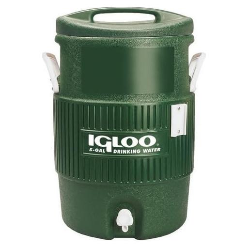 Enfriador de Bebidas Igloo 19 Litros Verde Cazador Aislado