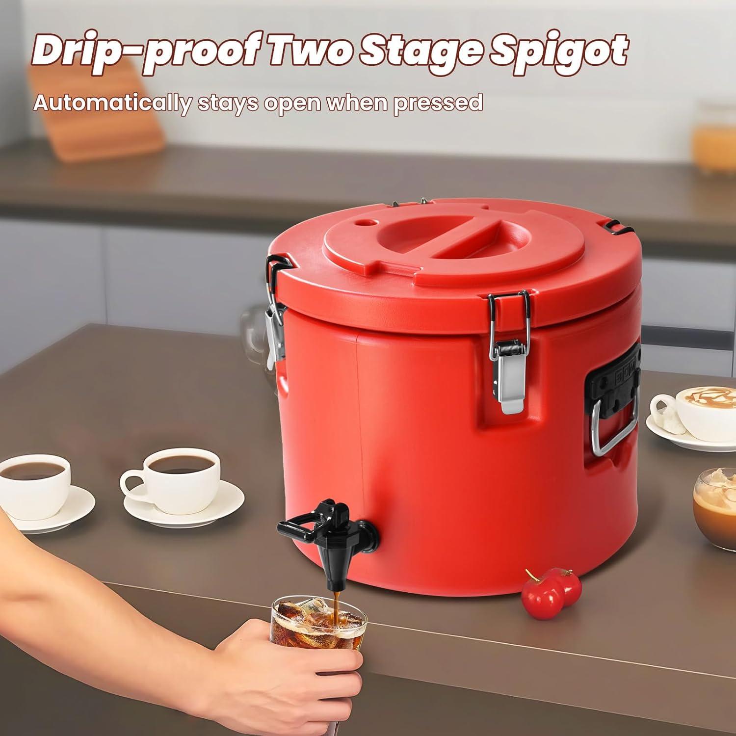 Dispensador de Bebidas Aislado Carivia 20L Acero Inoxidable