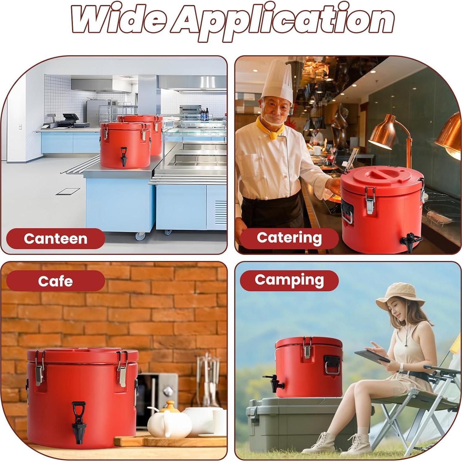 Dispensador de Bebidas Aislado Carivia 20L Acero Inoxidable