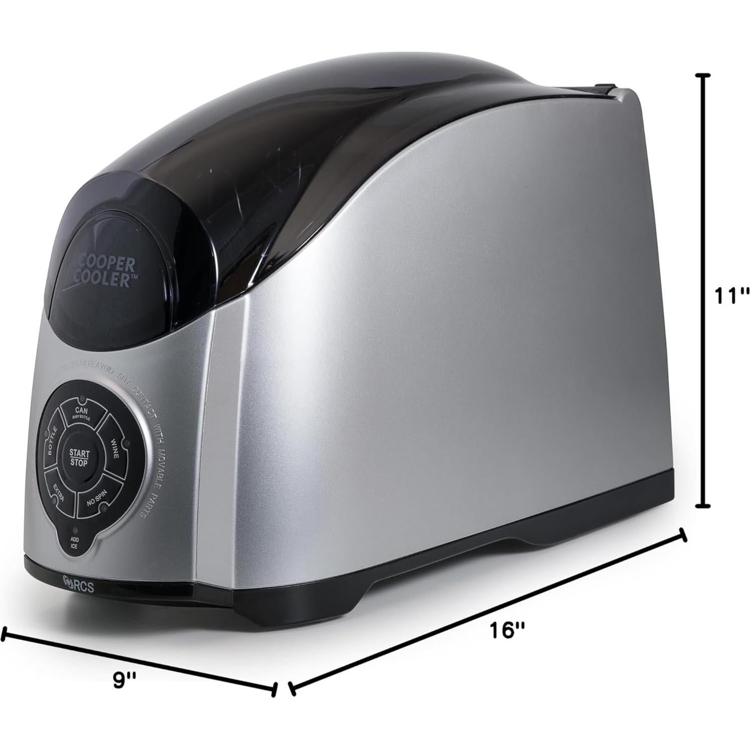 Enfriador Rápido de Bebidas Cooper Cooler - Plata, Automático