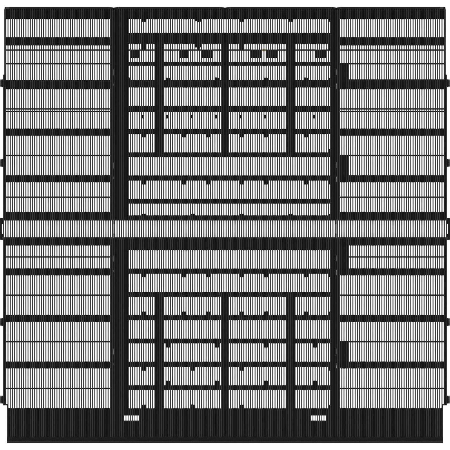 Suelo Ice-Glide Display Technologies 72.4x68.6 cm - Paquete de 4