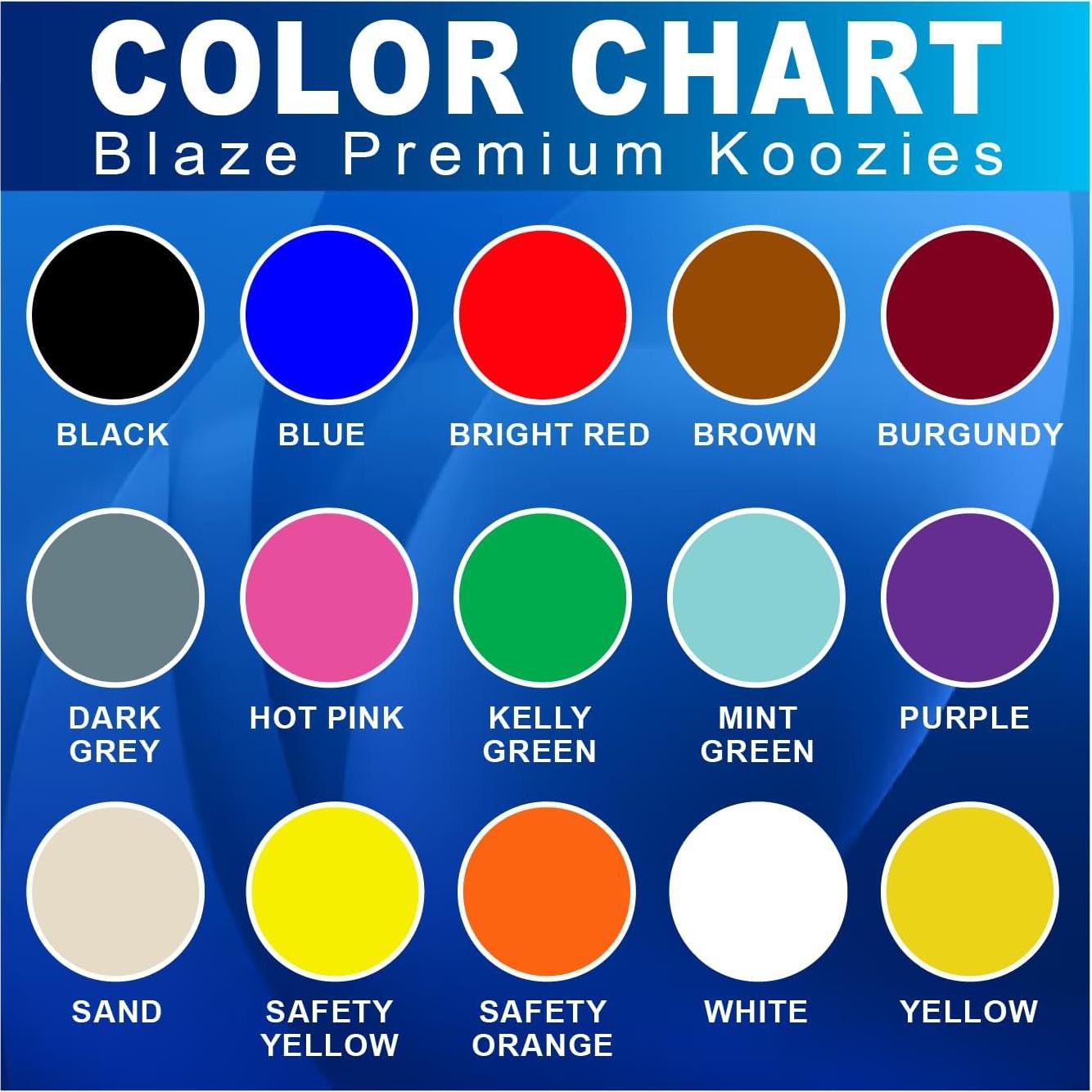 Enfriadores de Latas Personalizados Blaze Apparel - 75 Unidades