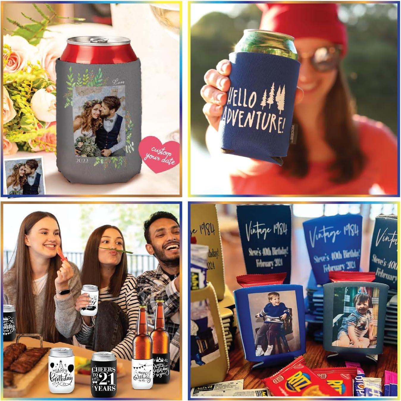 Enfriadores de Latas Personalizados Blaze Apparel - 75 Unidades