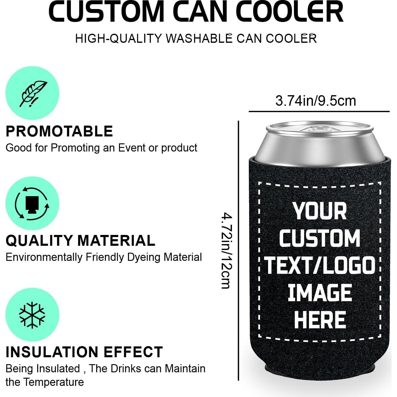 Enfriadores de Latas Personalizados Blaze Apparel - 75 Unidades