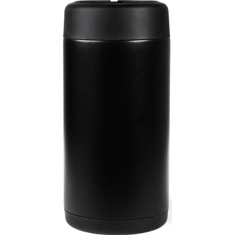 Enfriador de Latas HydroJug Slim 12oz Acero Inoxidable Negro