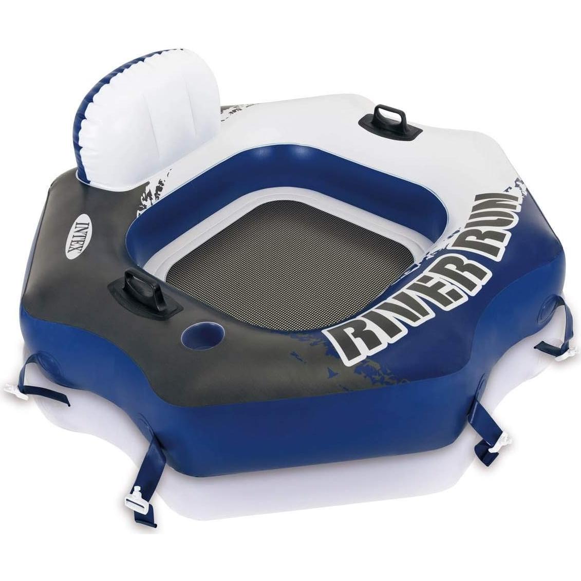 Tubo Inflable Reclinable INTEX River Run + Enfriador Mega Chill