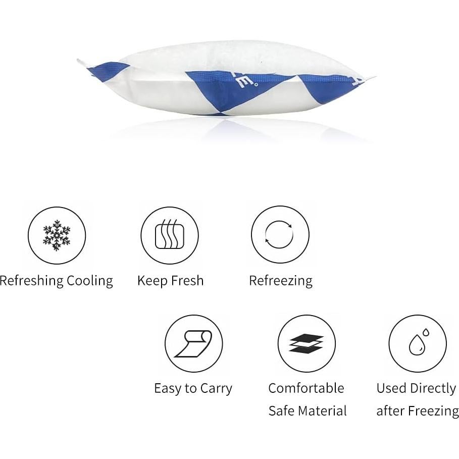 Paquetes de Hielo Seco Reutilizables MR.ICE 100pcs 11.9x8.4cm