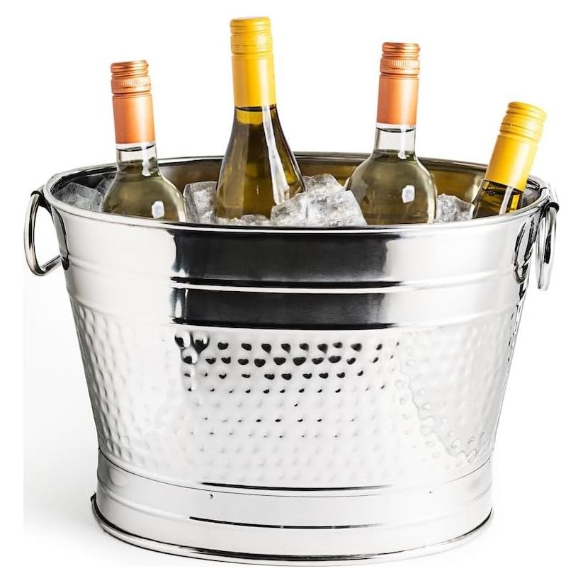 Cubeta de Hielo Grande Sol Living 18.93L Acero Inoxidable