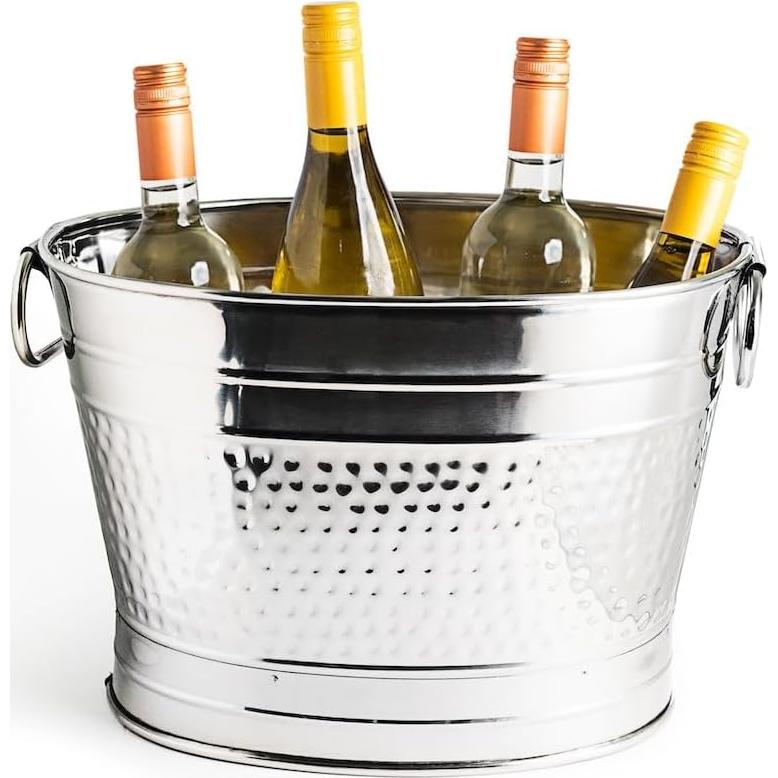 Cubeta de Hielo Grande Sol Living 18.93L Acero Inoxidable