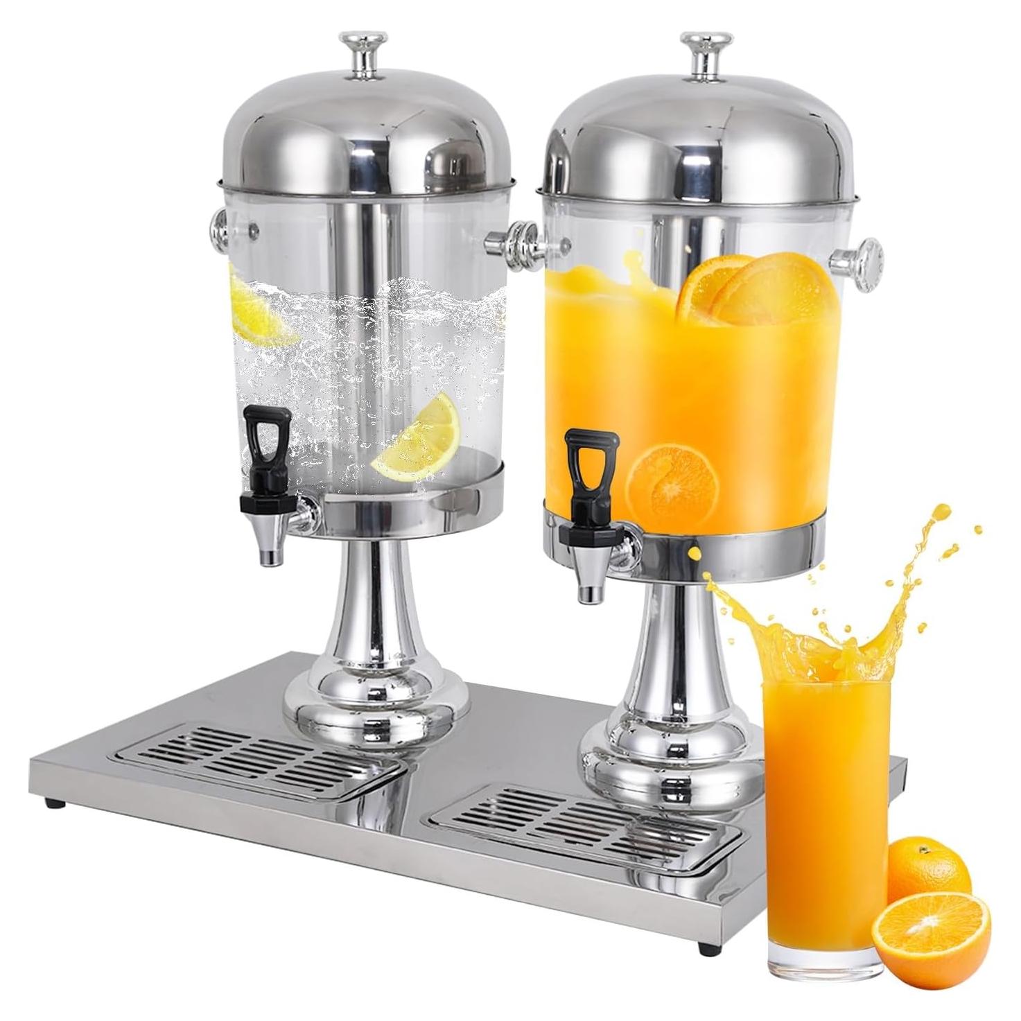 Dispensador de Bebidas BAVNNRO 17L Doble Temperatura Acero Inoxidable