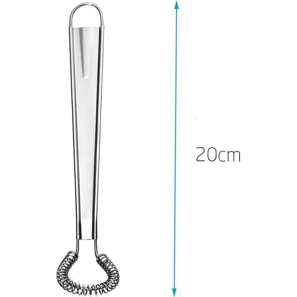 Batidor de Huevos Mini Cauaoa de Acero Inoxidable 20 cm