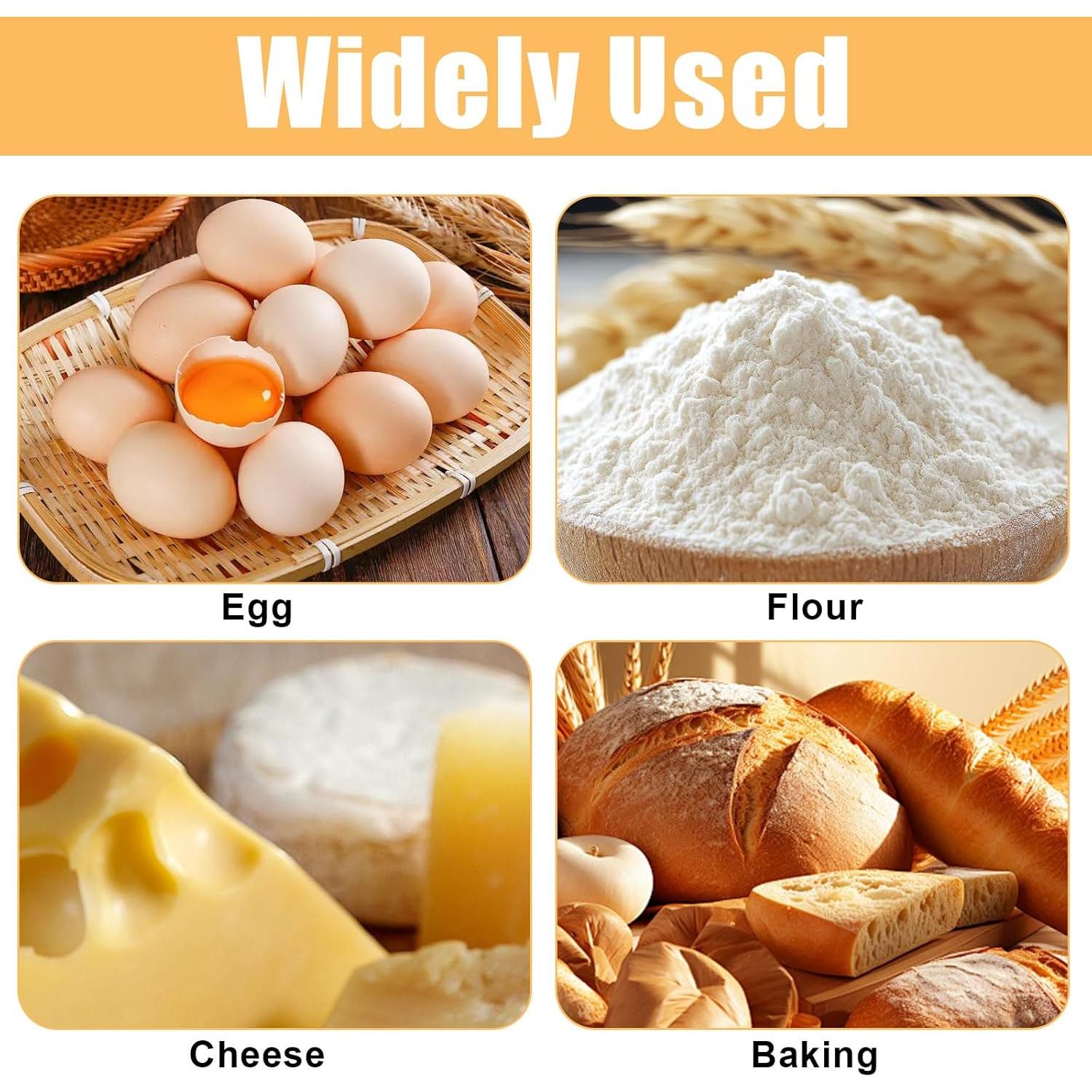 2 Batidores de Huevo Escandinavos Mowouhn Acero Inoxidable 28 cm