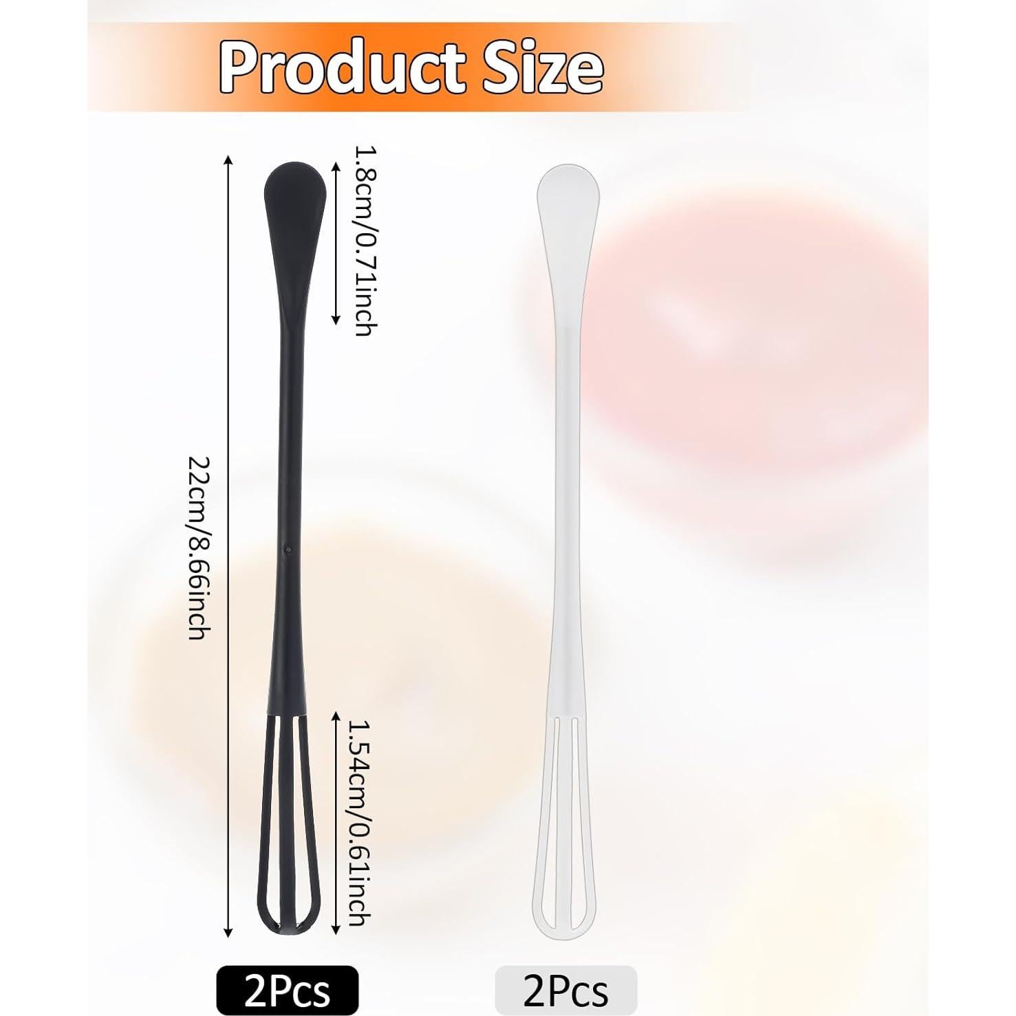 4 Pcs Mini Batidor Multifuncional Mabor 22 cm - Negro/Blanco