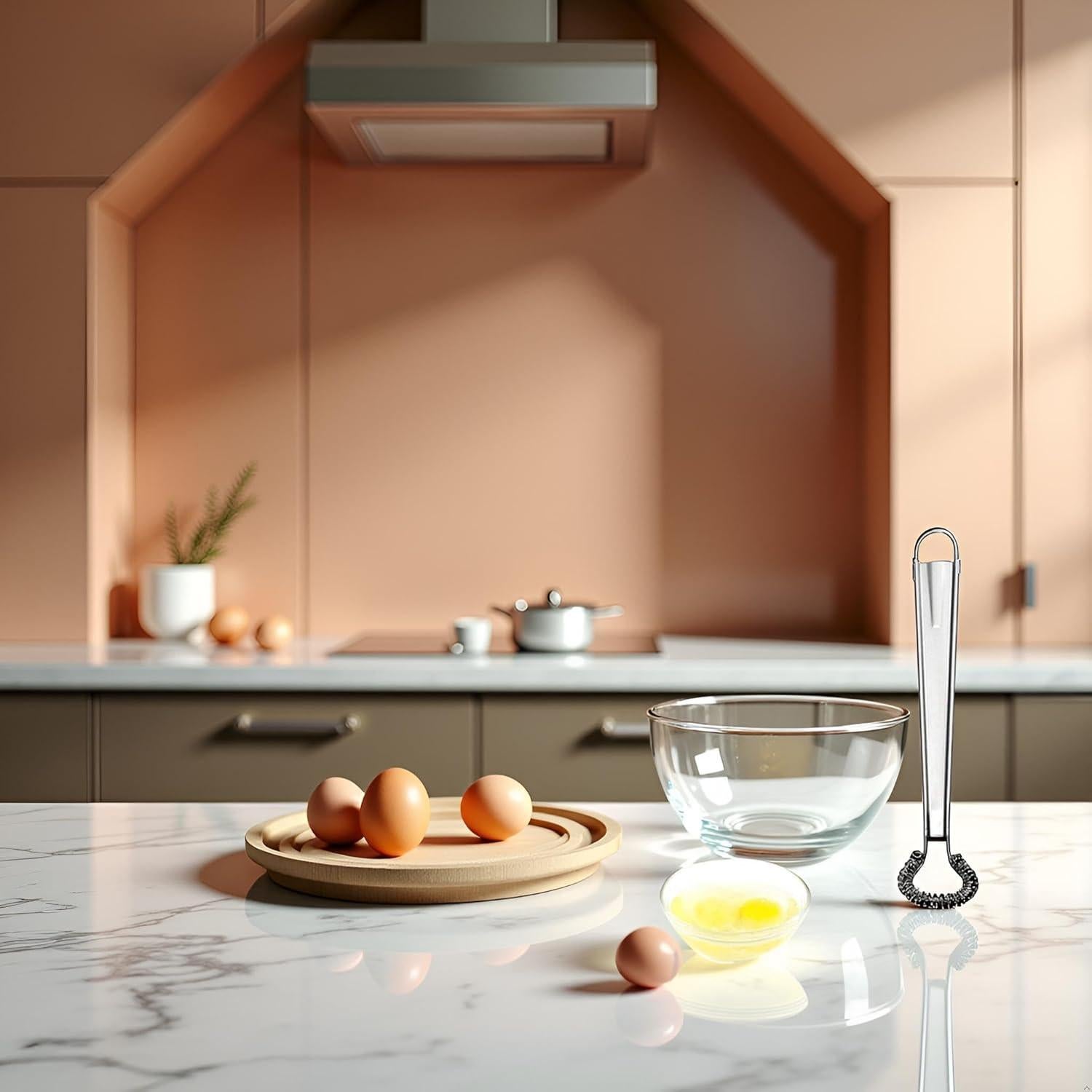 Batidor de Huevos Manual Galepromot Acero Inoxidable 24g