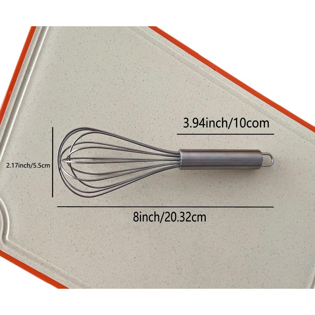 Batidor de Mano FGKEIUX de Acero Inoxidable 20.32 cm