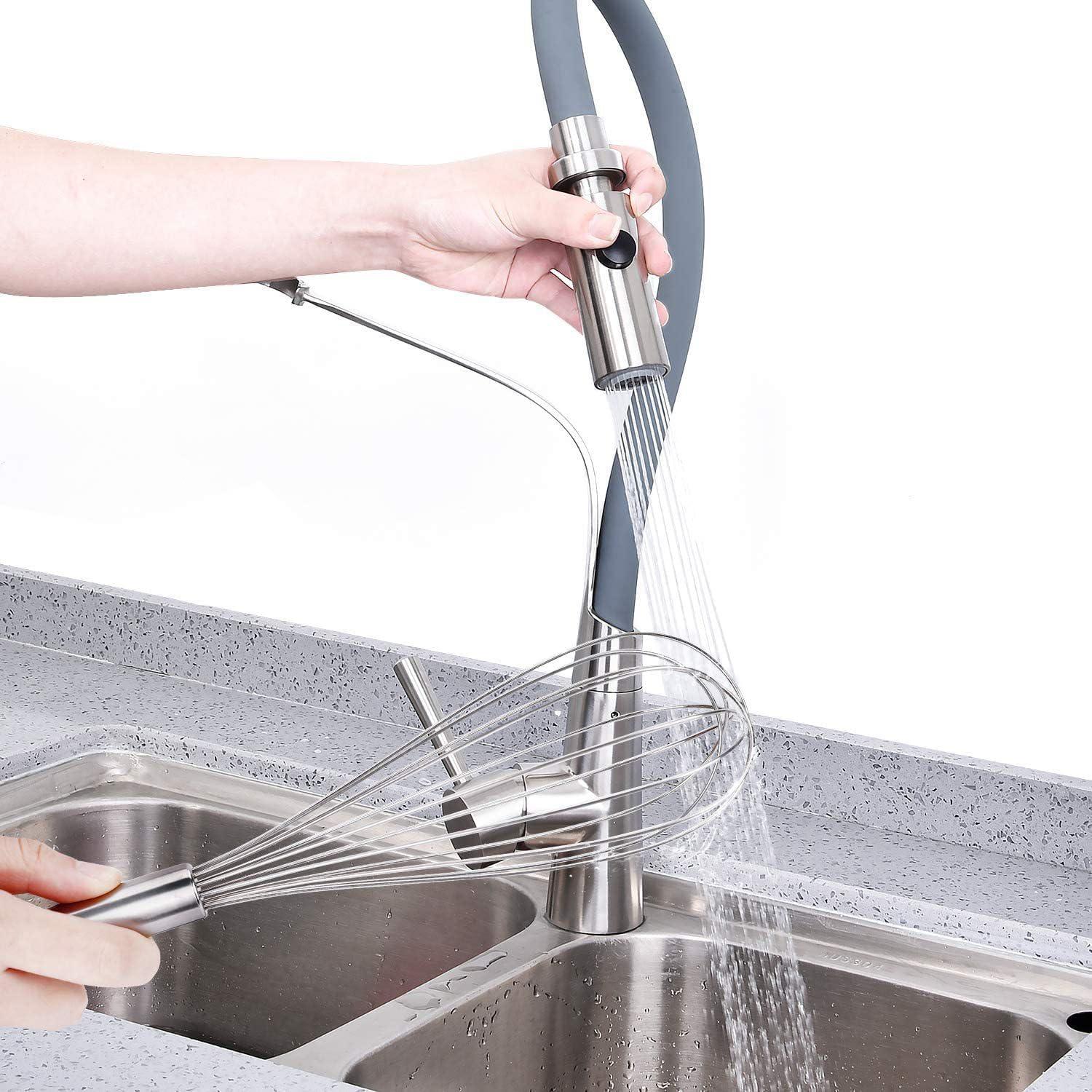 Batidor de Mano FGKEIUX de Acero Inoxidable 20.32 cm