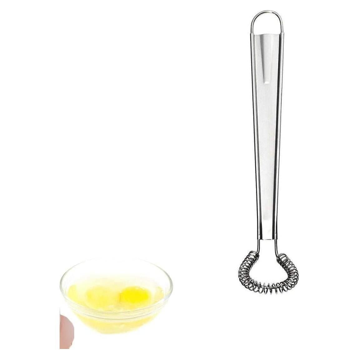 Batidor de Huevo Manual Wentoenapp Acero Inoxidable Compacto