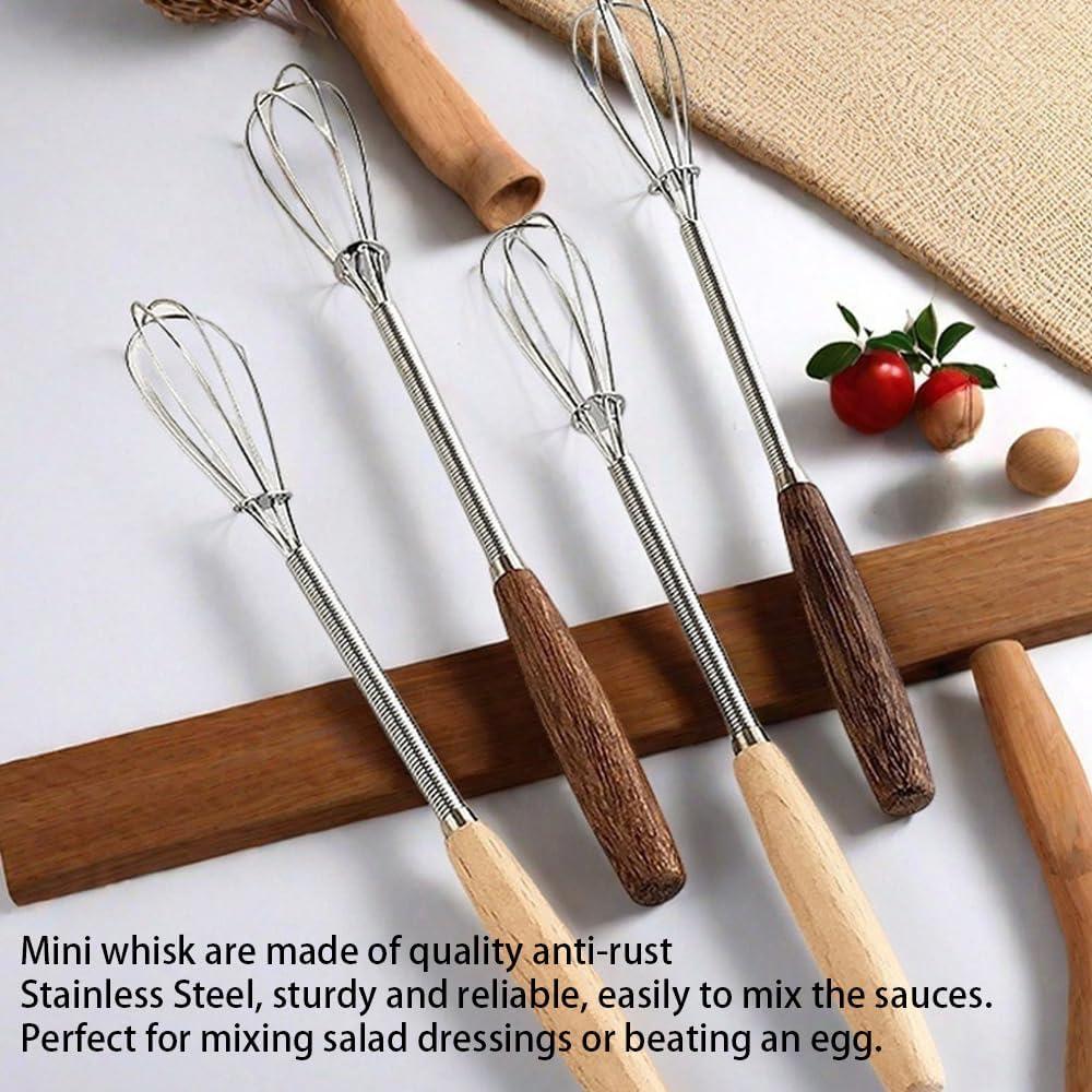 Batidor Mini de Acero Inoxidable Lelasety 20 cm - 2 Pcs