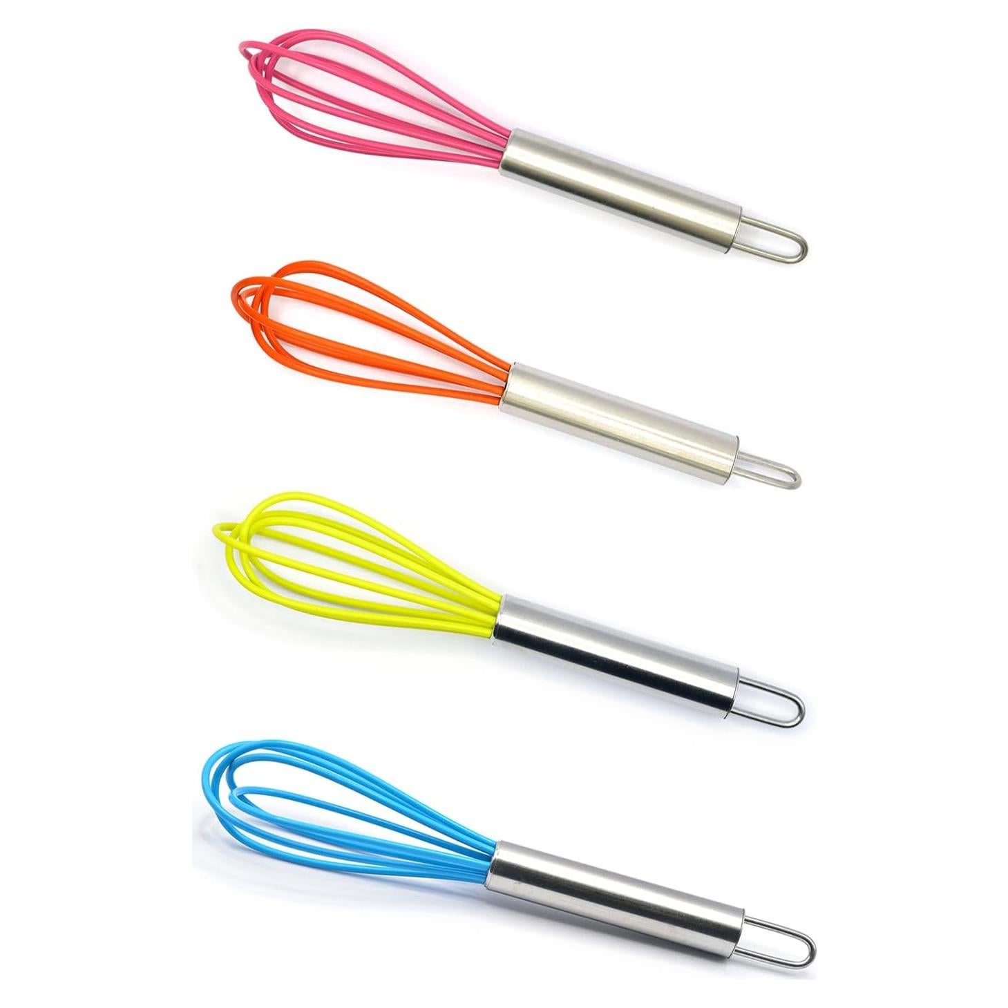 Mini Batidores de Silicona TYGYLZGCF 15 cm 4 Piezas