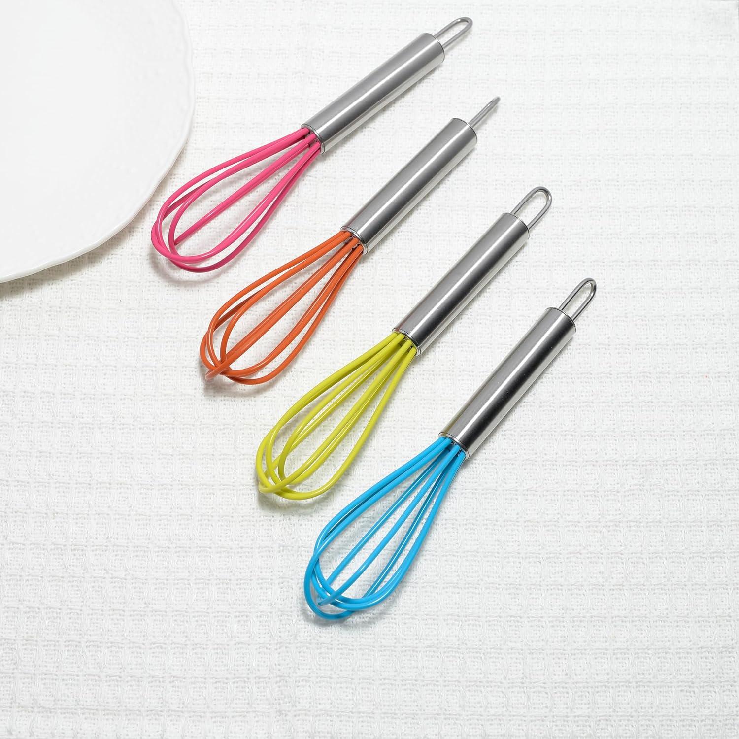 Mini Batidores de Silicona TYGYLZGCF 15 cm 4 Piezas