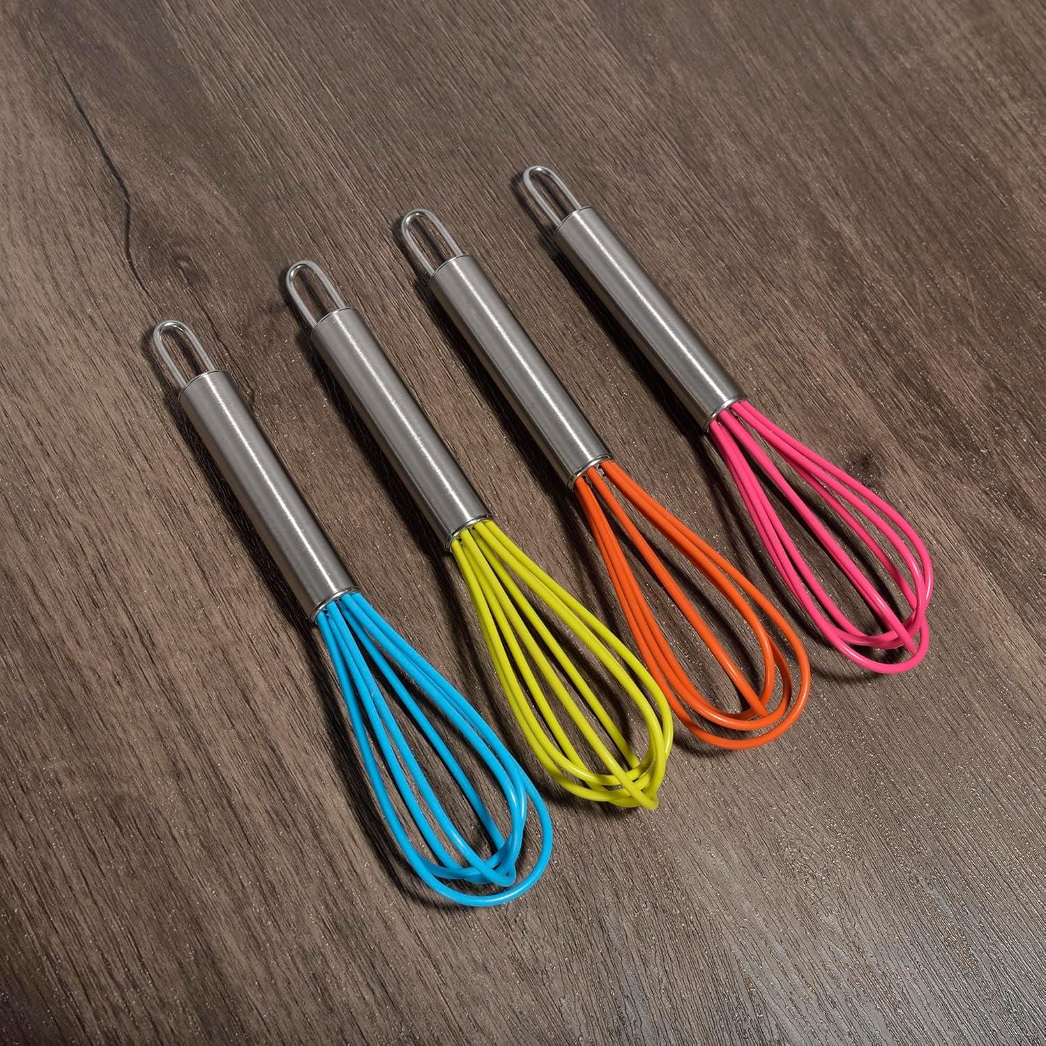 Mini Batidores de Silicona TYGYLZGCF 15 cm 4 Piezas