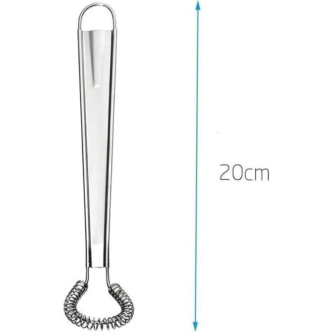 Batidor de Huevo Manual Bwexxt de Acero Inoxidable Compacto