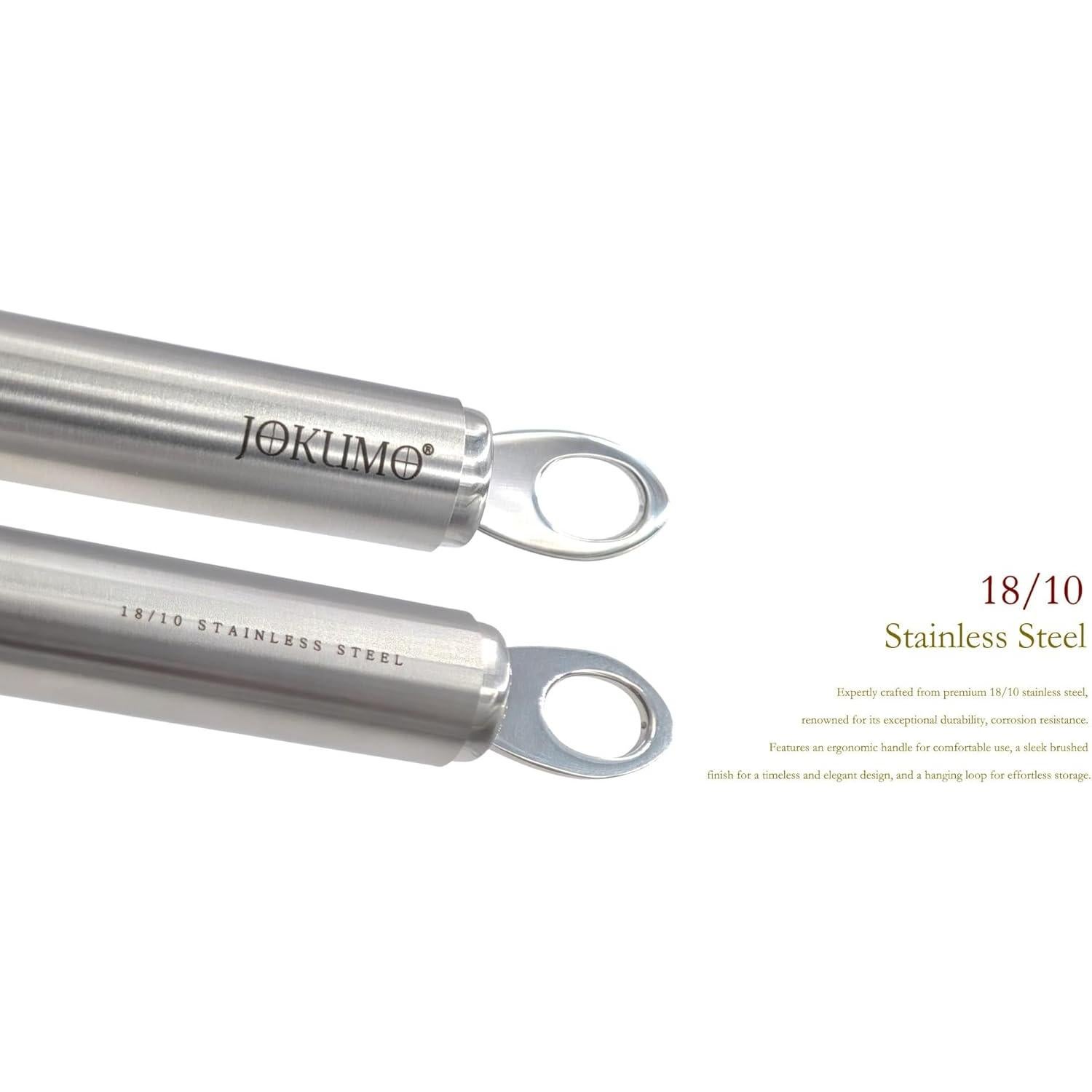 Batidor de Silicona JOKUMO 28 cm Acero Inoxidable Antiadherente