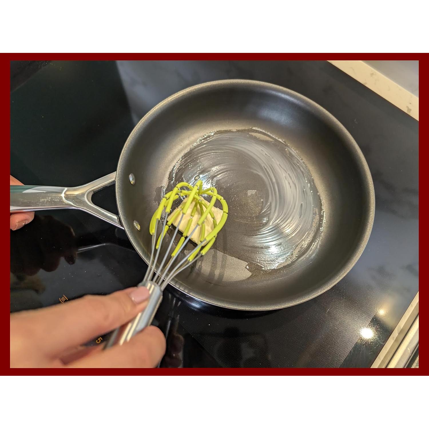 Batidor de Silicona JOKUMO 28 cm Acero Inoxidable Antiadherente