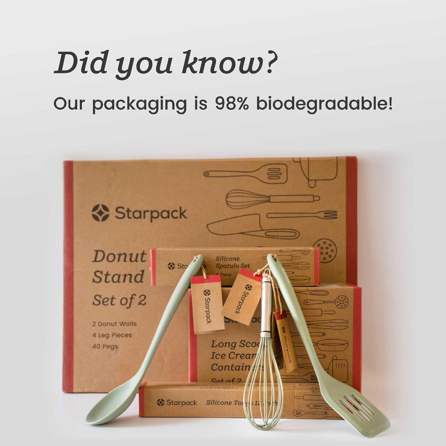 Batidor de Silicona StarPack Home Verde Salvia 24.9 cm