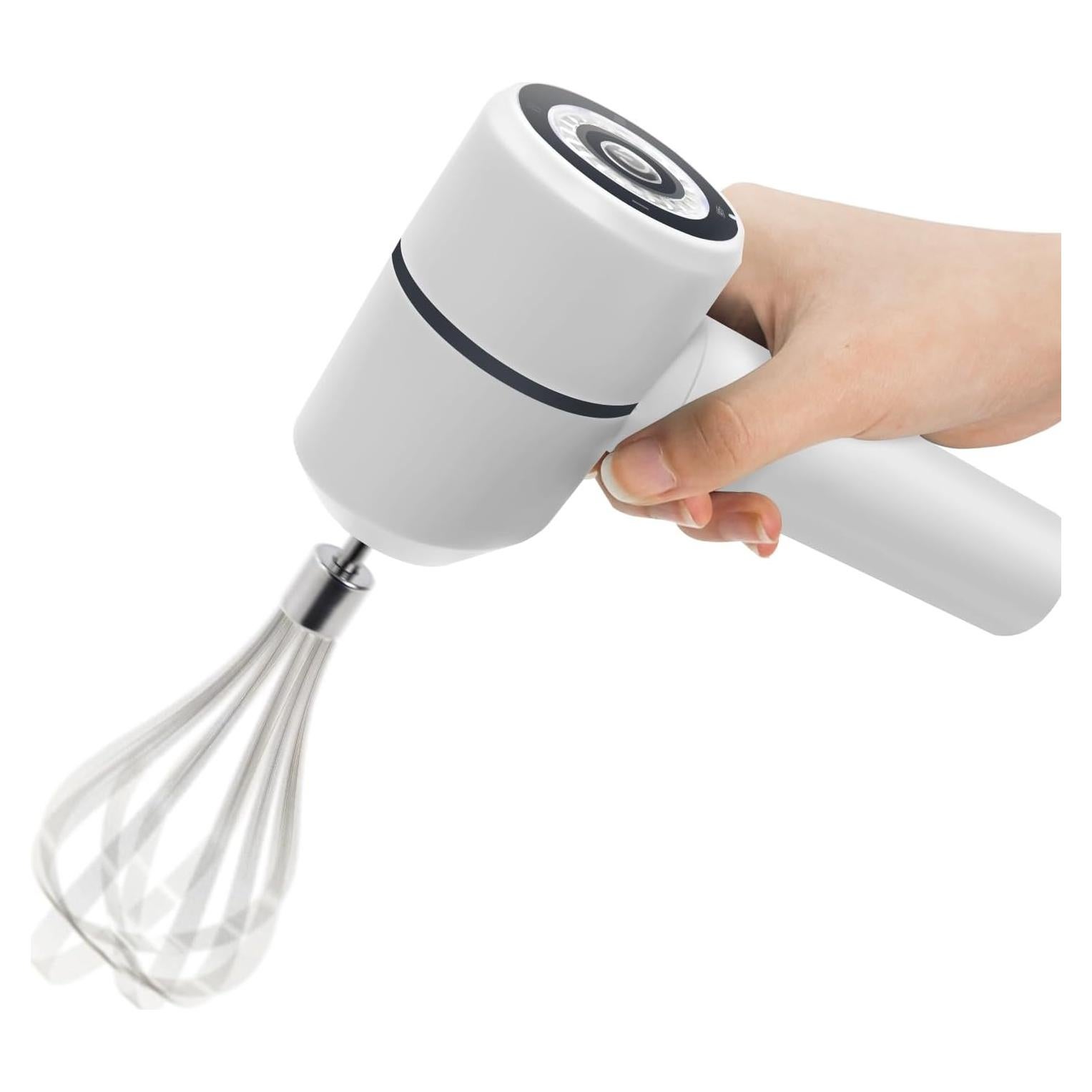 Batidor de Huevos Eléctrico Recargable Genérico Acero Inoxidable